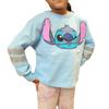Disney Stitch Aloha Youth Girl's Long Sleeve Sweatshirt, Light Blue (as1, alpha, x_s, Light Blue) view 3