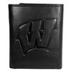 Siskiyou Sports NCAA Wisconsin Badgers Embossed Leather Tri-fold Wallet, One Size view 1