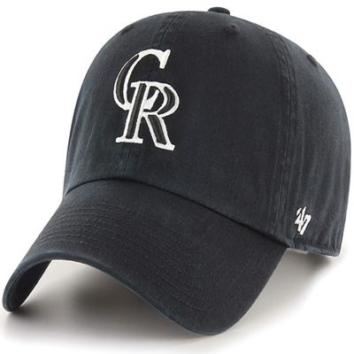 '47 New York Yankees Adjustable Cap Clean Up MLB, Black/White, One Size