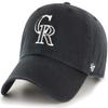 '47 New York Yankees Adjustable Cap Clean Up MLB, Black/White, One Size view 1
