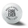 Fore Ever Custom Golf Ball Wedding Favors for Guests, Bulk Wedding Favors, Personalized Golf Balls for Wedding Gifts, Wedding Party Favors (200 Balls) view 1