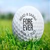 Fore Ever Custom Golf Ball Wedding Favors for Guests, Bulk Wedding Favors, Personalized Golf Balls for Wedding Gifts, Wedding Party Favors (200 Balls) view 3