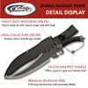 SZCO Supplies 19.5" Fantasy Ghoul Medieval Style Short Sword With Sheath, Black view 2