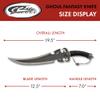 SZCO Supplies 19.5" Fantasy Ghoul Medieval Style Short Sword With Sheath, Black view 3