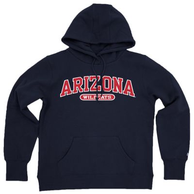 Arizona Wildcats NCAA Officially Licensed Womens Hooded Sweatshirt Applique Team Color, Large