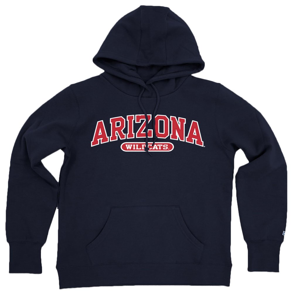 Arizona Wildcats NCAA Officially Licensed Womens Hooded Sweatshirt Applique Team Color, Large