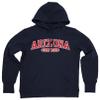 Arizona Wildcats NCAA Officially Licensed Womens Hooded Sweatshirt Applique Team Color, Large view 1