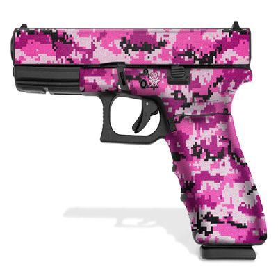 Decal Grip for Glock 20 SF/Glock 21 SF (Digital Camo - Pink)