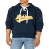 Michigan Wolverines NCAA Officially Licensed Lace Up Hooded Sweatshirt Applique, Large view 1