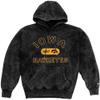 Iowa Hawkeyes NCAA Officially Licensed Mineral Wash Hooded Sweatshirt Applique, Large view 1