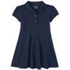 The Children's Place,Short Sleeve Ruffle Polo Dress,Tidal,Small (5/6) view 1