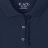 The Children's Place,Short Sleeve Ruffle Polo Dress,Tidal,Small (5/6) view 2