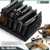 Savior Equipment Gun Pistol Revolver Firearm Handgun Rack Stand, Fit 6 of Most Long-Barreled Pistols, Cushioned Foam to Protect, Gun Safe Cabinet Storage Organizer Accessories view 3