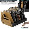 Savior Equipment Gun Pistol Revolver Firearm Handgun Rack Stand, Fit 6 of Most Long-Barreled Pistols, Cushioned Foam to Protect, Gun Safe Cabinet Storage Organizer Accessories view 2