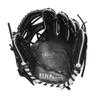 Wilson 27.5 Infield Pancake Training Baseball Glove - Right Hand Throw, Black/Red view 3