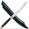 Gorkha Kukri Knife With Leather Cover  Full Tang Cold Carbon Stainless Steel Blade, 28 IN Tactical Machete (Wooden Handle)  Perfect for Outdoor, Hiking, Survival & Adventure view 1