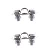  2 Marine Yacht Throttle Cable Tube Clamp and Shim Shaped Steel view 1