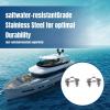  2 Marine Yacht Throttle Cable Tube Clamp and Shim Shaped Steel view 3