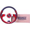 12.5" Red Golf Cart Steering Wheel W/Black Hub Adapter for EZGO TXT/RXV/Valor view 2