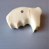 BMPL Resin New Taurus Model 85 M 85 M 85 856 94 605 941 731 650 73 M85 .38 Special 2' 2 inch Grips Ivory Color Checkered Finger Groove Handmade Handcraft White view 3