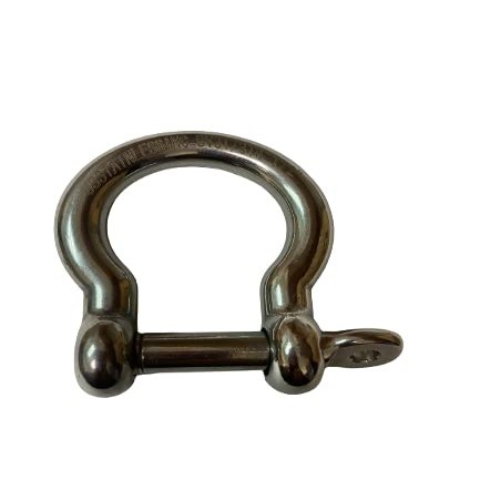 US Stainless Marine Grade Stainless Steel 316 Bow Shackle with Locking Pin (1/2" 12mm Bow Shackle with Locking Pin)