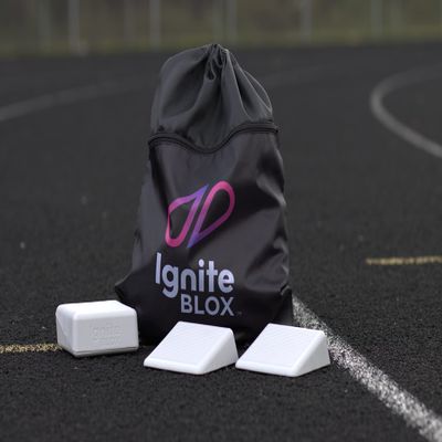 Ignite BLOX Portable Starting Blocks for Track & Field Training | Enhance Speed and Performance | Sprint Trainer