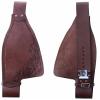 CHALLENGER Horse Horse Western Adult Floral Brown Leather Replacement Saddle Fenders 5259LB view 1