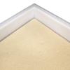 Beige Velcro Deluxe Display Pad with White Plastic Tray Measures: 14 3/4 x 8 1/4 x 1 view 4