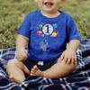 Olive Loves Apple 1st Birthday Rocket Astronaut Themed T-Shirts with Moon Balloon and Planets for Boys and Girls Vintage Royal Shirt 18 Months view 4