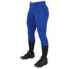 Champro Tournament Traditional Low-Rise Softball Pants, Women's Medium, Royal