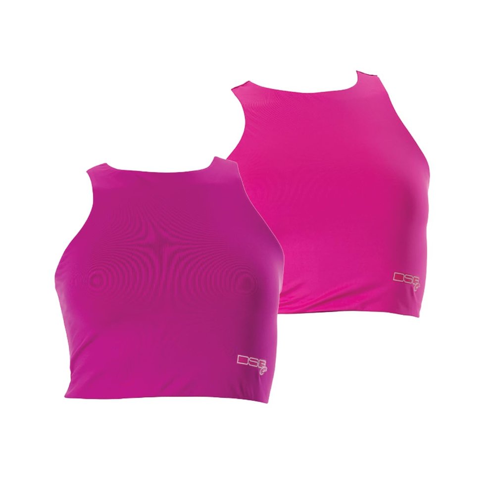(DSG Outerwear) Women's Reversible Fishing Midi Tops - XX-Large, Berry/Bubble Gum