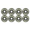 Player's Choice Inline Skate Wheels Multi Use 71mm 78A Clear Black Indoor/Outdoor (8 Wheels) view 1