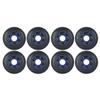 Player's Choice Inline Skate Wheels Multi Use 77mm 78A Black Blue Indoor/Outdoor (8 Wheels) view 1