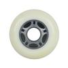 Player's Choice Inline Skate Wheels Multi Use 76mm 78A White/Silver Indoor/Outdoor (8 Wheels) view 2