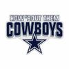 Rico Industries NFL Football Dallas Cowboys Slogan Shape Cut Pennant - Home and Living Room Dcor - Soft Felt EZ to Hang view 1