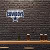 Rico Industries NFL Football Dallas Cowboys Slogan Shape Cut Pennant - Home and Living Room Dcor - Soft Felt EZ to Hang view 2