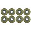 Player's Choice Inline Skate Wheels Multi Use 72mm 78A Clear Silver Indoor/Outdoor (8 Wheels) view 1