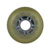 Player's Choice Inline Skate Wheels Multi Use 72mm 78A Clear Silver Indoor/Outdoor (8 Wheels) view 2