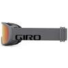 Giro Cruz Asian Fit Adult Snow Goggle - Grey Wordmark Strap with Amber Scarlet/Lenses view 2