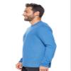 Expert Brand USA-Made Men's TriTec Activewear Performance Long Sleeve Crewneck Shirt, Royal Blue, XL view 2