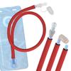Gearhandle Drink Tube Insulator Insulation Sleeve Compatible with Osprey, Platypus, Hydrapak, Source, and CamelBak Hydration Backpacks - Drink Tube Insulation Hose Cover (Red, 36" inch) view 1