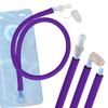 Gearhandle Drink Tube Insulator Insulation Sleeve Compatible with Osprey, Platypus, Hydrapak, Source, and CamelBak Hydration Backpacks - Drink Tube Insulation Hose Cover (Purple, 36" inch) view 1