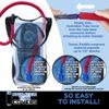 Gearhandle Drink Tube Insulator Insulation Sleeve Compatible with Osprey, Platypus, Hydrapak, Source, and CamelBak Hydration Backpacks - Drink Tube Insulation Hose Cover (Purple, 36" inch) view 3