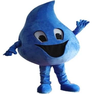 FurryMascot Water Droplet Waver Custom Mascot Costume Party Carnival Mascotte Costumes S M L XL XXL