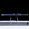 Chinese Qing Sword, Hand Forged High Carbon Steel Blade,Full Tang Jian with Blue Embossed Scabbard & Alloy Fittings, Collectible Martial Arts Practice Sword view 4