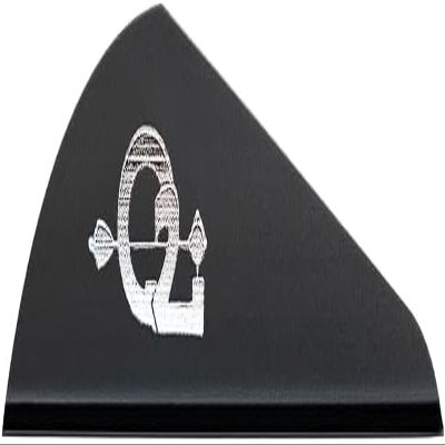 Q2i Archery Rapt-X Arrow Vanes - High-Profile Fletching Vanes with Tri-Fusion Adhesion for Stability & Control | Archery Accessories for Arrow Fletching (100, Black)