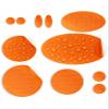 aZengear Repair Patches for Jackets, Tent, Shoe Toe, Air Mattress, Inflatables, PVC Gear - Waterproof, Self-Adhesive, Tear-Cold-Heat-Resistant, Down Puffer Coat (11 Pcs, Orange) view 1