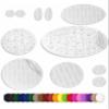 aZengear Repair Patches (30+ Colors) for Jackets, Tent, Shoe Toe, Inflatables, Clothing - Self-Adhesive, Waterproof, Tenacious, Clear, Tear-Cold-Heat-Resistant (11 Pcs, Transparent) view 1