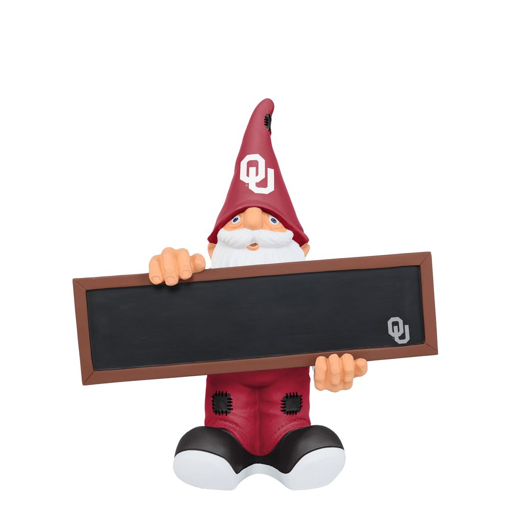 FOCO Oklahoma Sooners NCAA Chalkboard Sign Gnome
