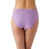 b.tempt'd by Wacoal Women's Inspired Eyelet Full Coverage Hi Leg Brief Panty, 971219, Orchid Mist, Small view 2